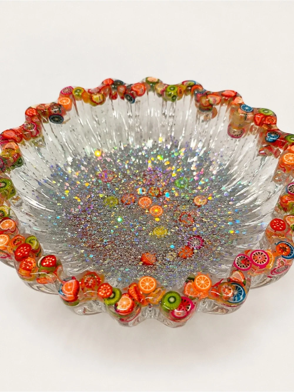 Colorful Fruity Resin Serving Bowl - Set of 4